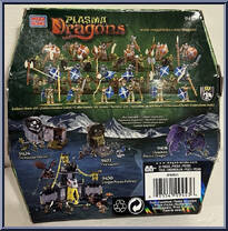 Battle Realm Booster Pack #6 from Dragons - Plasma Dragons - Booster Packs manufactured by Mega Brands [Back]