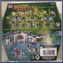 Battle Realm Booster Pack #8 from Dragons - Plasma Dragons - Booster Packs manufactured by Mega Brands [Back]