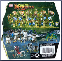 Battle Realm Booster Pack #9 from Dragons - Plasma Dragons - Booster Packs manufactured by Mega Brands [Back]