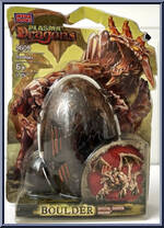 Boulder (Krystal Cavern Dragon) from Dragons - Plasma Dragons - Dragon Eggs manufactured by Mega Brands [Front]