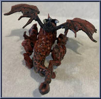 Crymson (Vulcan Fire Dragon) from Dragons - Plasma Dragons - Dragon Eggs manufactured by Mega Brands [Loose]