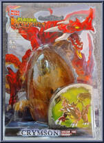 Crymson (Vulcan Fire Dragon) from Dragons - Plasma Dragons - Dragon Eggs manufactured by Mega Brands [Front]
