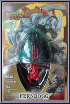 Fernbogg (Swamp Dragon) from Dragons - Plasma Dragons - Dragon Eggs manufactured by Mega Brands [Front]