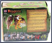 Rivenbeak Royal Glider Dragon from Dragons - Plasma Dragons manufactured by Mega Brands [Back]