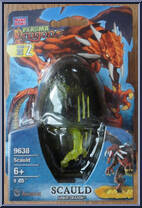 Scauld (Arbor Dragon) from Dragons - Plasma Dragons - Dragon Eggs manufactured by Mega Brands [Front]