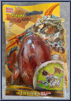 Sether (Metal Slash Dragon) from Dragons - Plasma Dragons - Dragon Eggs manufactured by Mega Brands [Front]