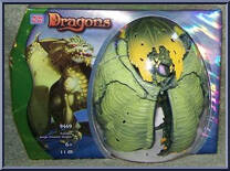 Trefalkyr Jungle Predator Dragon from Dragons - Plasma Dragons manufactured by Mega Brands [Front]