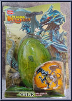 Vile (Wind Sprinter Dragon) from Dragons - Plasma Dragons - Dragon Eggs manufactured by Mega Brands [Front]