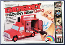 Children's Band Radio from Emergency! - Accessories manufactured by LJN [Front]