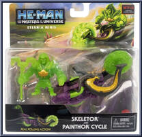 Skeletor & Painthor Cycle from Eternia Minis - Vehicles manufactured by Mattel [Front]