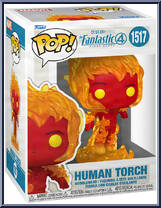 Human Torch from Fantastic Four: First Steps - Pop! Vinyl Figures manufactured by Funko [Front]