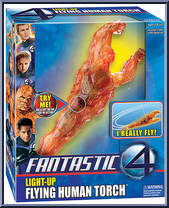 Flying Human Torch Action Figure
