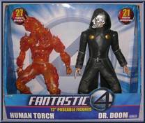 Human Torch / Dr. Doom Action Figure