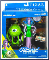 Celia & Mike Wazowski from Featured Favorites - Monsters, Inc. manufactured by Mattel [Front]