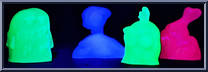 Organisms UV Reactive 4 Pack Action Figure
