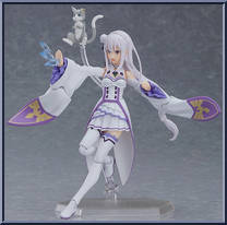 Emilia from Figma - Re: Zero manufactured by Max Factory [Loose]