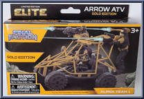 Arrow ATV from Final Faction - Alpha Team 1 - Gold Elite manufactured by Greenbrier [Front]