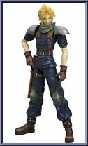 Cloud Strife from Final Fantasy VII - Crisis Core manufactured by Play Arts [Loose]