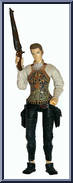 Balthier from Final Fantasy XII - Basic Series manufactured by Play Arts [Loose]