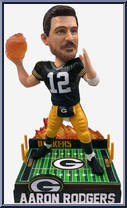 Aaron Rodgers (Green Bay Packers) (On Fire) Action Figure