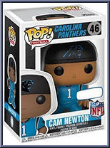 Cam Newton (Color Rush / Blue) from Football - Pop! Vinyl Figures manufactured by Funko [Front]