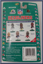 Curtis Conway from Football Headliners - 1998 Season manufactured by Corinthian [Back]