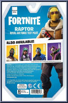 Raptor (Solo Mode) from Fortnite - Basic Series manufactured by Jazwares [Back]