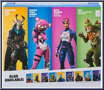 Squad Mode (Rex / Cuddle Team Leader / Brite Bomber / Ragnarok) from Fortnite - Squad Modes manufactured by Jazwares [Back]