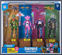 Squad Mode (Rex / Cuddle Team Leader / Brite Bomber / Ragnarok) from Fortnite - Squad Modes manufactured by Jazwares [Front]