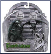 Turtle Monster / Vampire Cat from Frankenweenie - 2-Packs manufactured by Bridge Direct [Front]