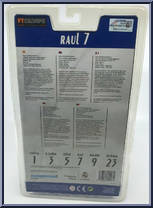 Raul Gonzalez 7 (Real Madrid) from FT Champs - 6" Scale manufactured by FT Champs [Back]