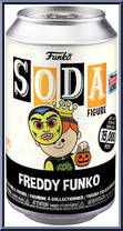 Freddy Funko (Trick or Treat / Pink Crown) (Chase) from Funko - Soda manufactured by Funko [Front]