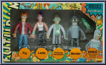 Fry / Leela / Professor Farnsworth / Bender Action Figure