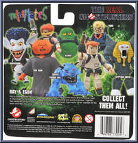 Janine / Slimer from Ghostbusters - Minimates - Toys R Us - Real Ghostbusters - Series 1 manufactured by Diamond Select [Back]