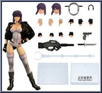 Motoko Kusanagi (Stand Alone Complex) from Ghost in the Shell - Basic Series manufactured by Hiya Toys [Loose]