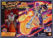 Vengeance's Steel Skeleton Cycle from Ghost Rider - Spirits of Vengeance Cycles & Riders manufactured by Toy Biz [Front]