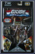 Storm Shadow (Training) / Tunnel Rat from G.I. Joe - 25th Anniversary - Comic 2-Packs - Wave  8 manufactured by Hasbro [Front]