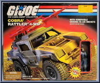 Cobra Rattler 4-WD (with Vypra) from G.I. Joe - Classic Collection - Series 15 - Accessories manufactured by Hasbro [Front]
