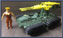 Sonic Boom Tank (with Guile) from G.I. Joe - Classic Collection - Series 12 - Street Fighter II manufactured by Hasbro [Loose]