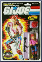 Zarana from G.I. Joe - Classic Collection - Series  5 manufactured by Hasbro [Front]