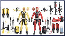 G.I. Joe Diver vs. Cobra Diver from G.I. Joe - Classified - Basic Series manufactured by Hasbro [Loose]