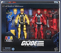 G.I. Joe Diver vs. Cobra Diver from G.I. Joe - Classified - Basic Series manufactured by Hasbro [Front]
