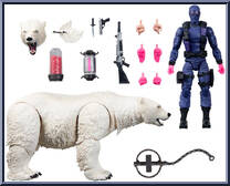 Snake Eyes & Polar Bear from G.I. Joe - Classified - Basic Series manufactured by Hasbro [Loose]