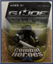 Snake Eyes (Silver Sword) from G.I. Joe - Combat Heroes - Basic Series manufactured by Hasbro [Front]