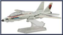 Combat Jet Skystriker (Grumman F-14 Tomcat) from G.I. Joe - Hot Wheels - Basic Series manufactured by Mattel [Loose]