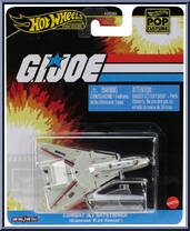 Combat Jet Skystriker (Grumman F-14 Tomcat) from G.I. Joe - Hot Wheels - Basic Series manufactured by Mattel [Front]