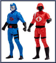 Cobra Commander / Crimson Guard from G.I. Joe - Page Punchers manufactured by McFarlane [Loose]