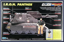 I.R.O.N. Panther (with I.R.O.N. Anvil) from G.I. Joe - Sgt. Savage - Vehicles manufactured by Hasbro [Back]