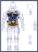 B.A.T. (Clear) from G.I. Joe - Super Cyborg manufactured by Super7 [Loose]