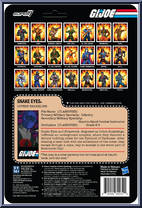 Snake Eyes (Covert Snakeling) from G.I. Joe - ReAction Figures manufactured by Super7 [Back]